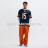 NFL069eaaG09-054669 Mens Nike Rome Odunze Navy Chicago Bears Vapor Fuse Limited Jersey