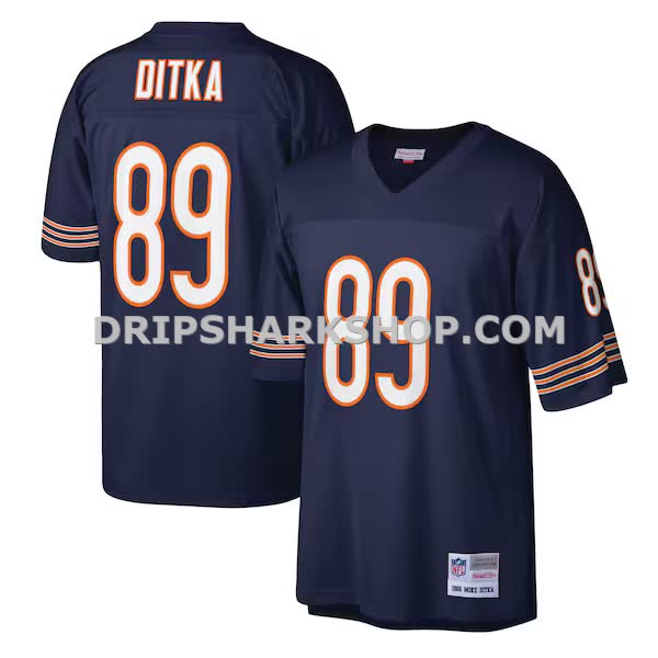 Mens Mitchell And Ness Walter Payton Navy Chicago Bears 1983 Authentic Throwback Retired Player Jersey
