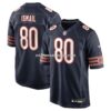 Mens Nike Qadir Ismail Navy Chicago Bears Team Game Jersey