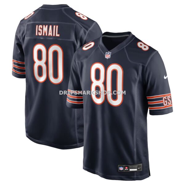 Mens Nike Qadir Ismail Navy Chicago Bears Team Game Jersey
