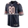 Mens Nike Qadir Ismail Navy Chicago Bears Team Game Jersey