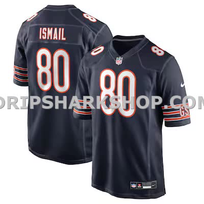 Mens Nike Qadir Ismail Navy Chicago Bears Team Game Jersey