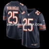 Mens Nike Kyle Monangai Navy Chicago Bears Team Game Jersey