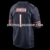 Mens Nike Jaylon Johnson Navy Chicago Bears Game Jersey