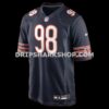 Mens Nike Montez Sweat Navy Chicago Bears Game Jersey