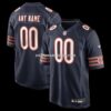 Mens Nike Navy Chicago Bears Custom Game Jersey