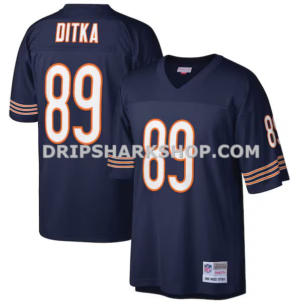 Mens Mitchell And Ness Walter Payton Navy Chicago Bears 1985 Authentic Throwback Retired Player Jersey Pi3614000
