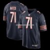 NFL06dd0eG04-0415a0 Mens Nike Ryan Bates Navy Chicago Bears Game Jersey