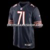 NFL06dd0eG05-7865ff Mens Nike Ryan Bates Navy Chicago Bears Game Jersey