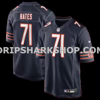 Mens Nike Ryan Bates Navy Chicago Bears Game Jersey