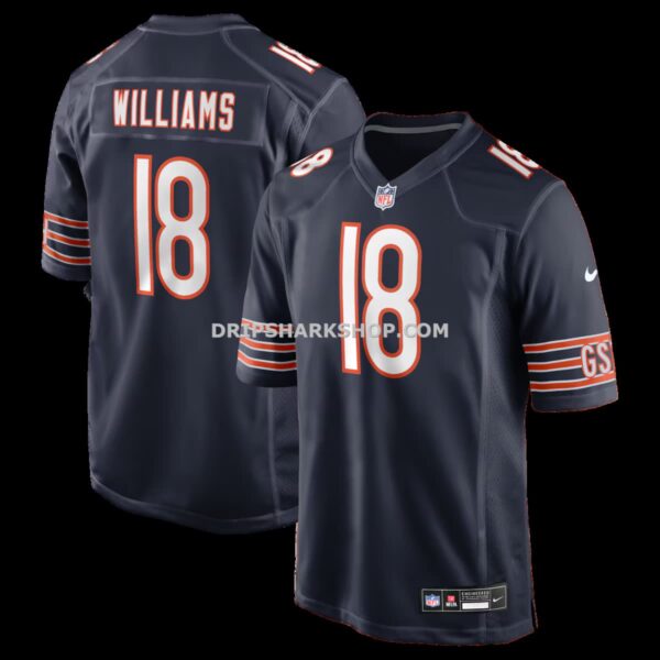 Mens Nike Caleb Williams Orange Chicago Bears Alternate Player Game Jersey