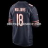 Mens Nike Caleb Williams Orange Chicago Bears Alternate Player Game Jersey