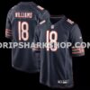 Mens Nike Caleb Williams Orange Chicago Bears Alternate Player Game Jersey