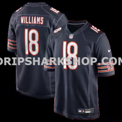 Mens Nike Caleb Williams Orange Chicago Bears Alternate Player Game Jersey