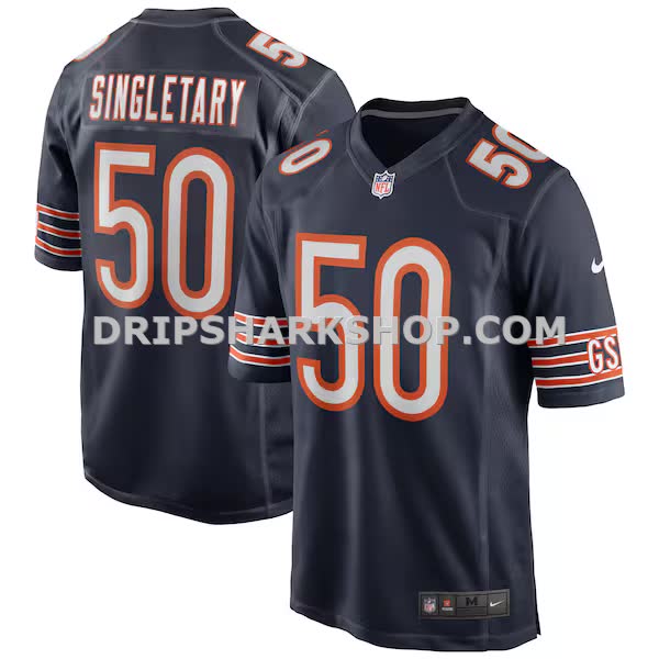 Mens Nike Mike Singletary Navy Chicago Bears Game Retired Player Jersey Pi3974000