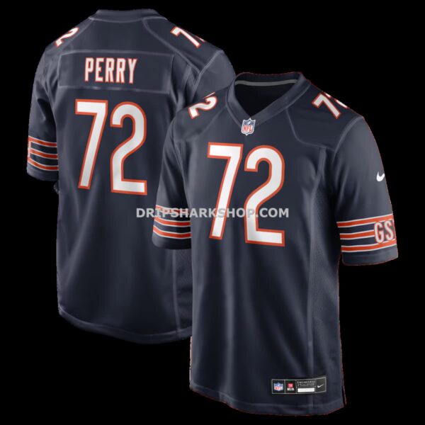 Mens Nike William Perry Navy Chicago Bears Game Retired Player Jersey