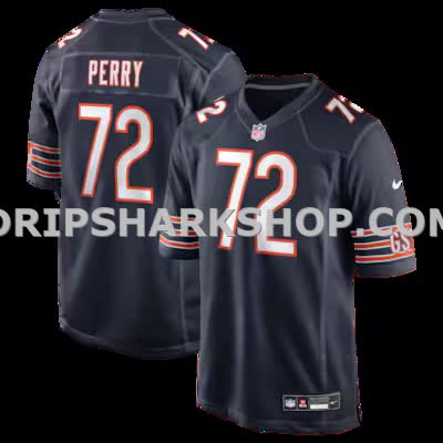 Mens Nike William Perry Navy Chicago Bears Game Retired Player Jersey
