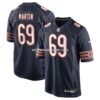 Mens Nike Jeremiah Martin Navy Chicago Bears Team Game Jersey