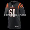 Mens Nike Cody Ford Black Cincinnati Bengals Game Jersey