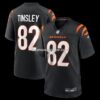 Mens Nike Mitchell Tinsley Black Cincinnati Bengals Team Game Jersey