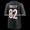 Mens Nike Mitchell Tinsley Black Cincinnati Bengals Team Game Jersey