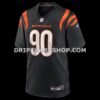 Mens Nike Kris Jenkins Jr Black Cincinnati Bengals Game Jersey