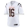 NFL07042cG06-4015b5 Mens Nike Joe Flacco White Cincinnati Bengals Game Jersey