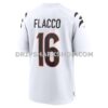 NFL07042cG07-850908 Mens Nike Joe Flacco White Cincinnati Bengals Game Jersey