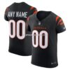 NFL070aeeG04-d3fbe4 Mens Nike Black Cincinnati Bengals Team Vapor Fuse Elite Custom Jersey
