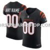 NFL070aeeM01-b85cb4 Mens Nike Black Cincinnati Bengals Team Vapor Fuse Elite Custom Jersey