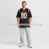 Mens Nike Andrei Iosivas Black Cincinnati Bengals Team Game Jersey