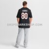 Mens Nike Andrei Iosivas Black Cincinnati Bengals Team Game Jersey