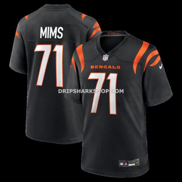 Mens Nike Amarius Mims Black Cincinnati Bengals Player Game Jersey