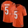 Mens Nike Tee Higgins Orange Cincinnati Bengals Vapor Fuse Limited Jersey