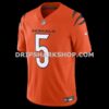 Mens Nike Tee Higgins Orange Cincinnati Bengals Vapor Fuse Limited Jersey