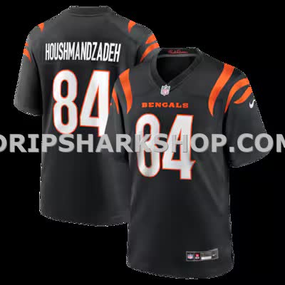Mens Nike T J Houshmandzadeh Black Cincinnati Bengals Team Retired Player Game Jersey