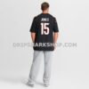 NFL0725acG11-c5a921 Mens Nike Charlie Jones Black Cincinnati Bengals Team Game Jersey