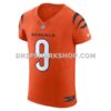 Mens Nike Joe Burrow Orange Cincinnati Bengals Vapor Fuse Elite Jersey