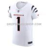 NFL072b55G05-6a8c40 Mens Nike Jamarr Chase White Cincinnati Bengals Vapor Fuse Elite Jersey
