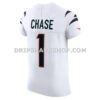 NFL072b55G06-f07dd9 Mens Nike Jamarr Chase White Cincinnati Bengals Vapor Fuse Elite Jersey