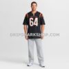 Mens Nike Ted Karras Black Cincinnati Bengals Game Player Jersey