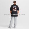 Mens Nike Ted Karras Black Cincinnati Bengals Game Player Jersey