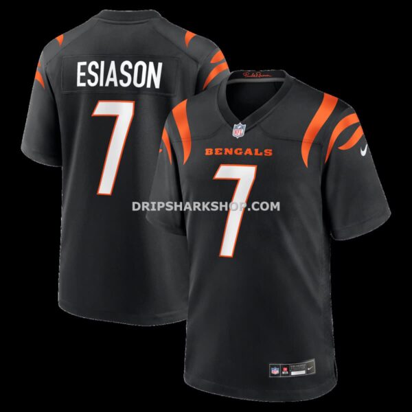 Mens Nike Boomer Esiason Black Cincinnati Bengals Retired Player Jersey