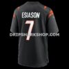 Mens Nike Boomer Esiason Black Cincinnati Bengals Retired Player Jersey