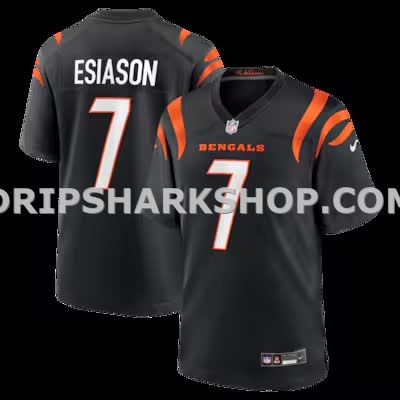Mens Nike Boomer Esiason Black Cincinnati Bengals Retired Player Jersey