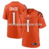 NFL073a1bM01-1cfd1b Mens Nike Jamarr Chase Orange Cincinnati Bengals Alternate Game Jersey Pi4301000