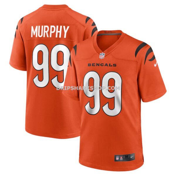 NFL073a8eG04-91e6f9 Mens Nike Myles Murphy Orange Cincinnati Bengals Alternate Game Jersey