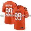 NFL073a8eM01-44d40f Mens Nike Myles Murphy Orange Cincinnati Bengals Alternate Game Jersey