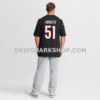 Mens Nike Isaiah Foskey Black Cincinnati Bengals Team Game Jersey