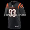 Mens Nike Mckinnley Jackson Black Cincinnati Bengals Game Jersey